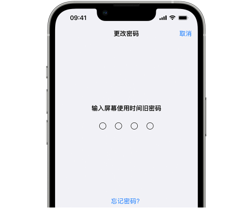 固始iPhone屏幕维修分享iPhone屏幕使用时间密码忘记了怎么办 