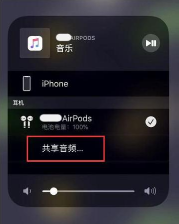 固始苹果14音频维修点分享iPhone14音频共享设置方法 