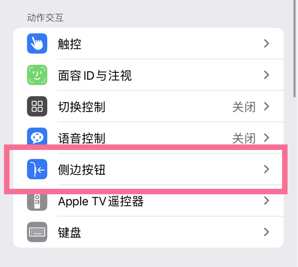 固始苹果14维修店分享iPhone14 Plus侧键双击下载功能关闭方法 